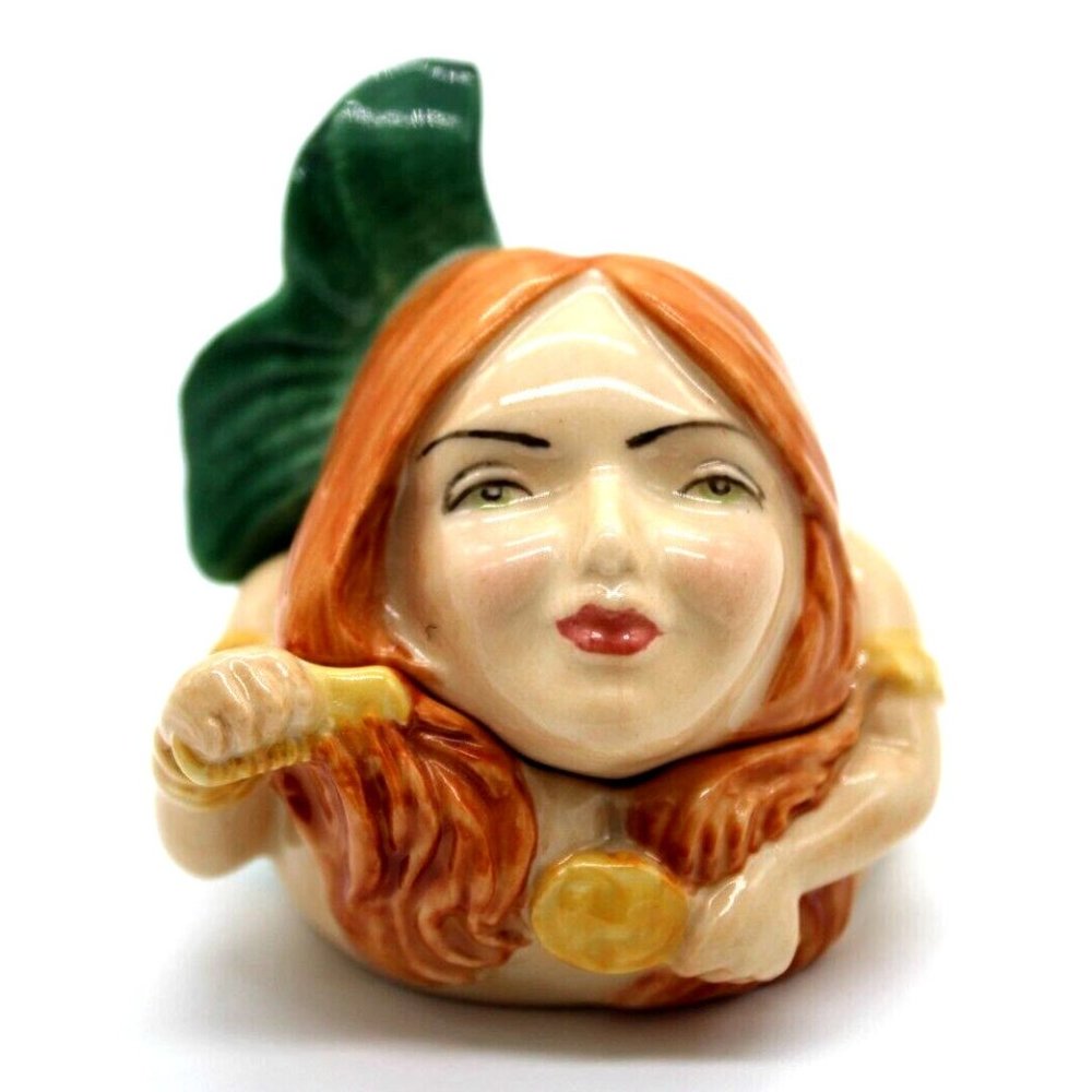 2001 Kevin Francis Face Pot Ariel Beware The Sirens Song Mermaid Trinket Box